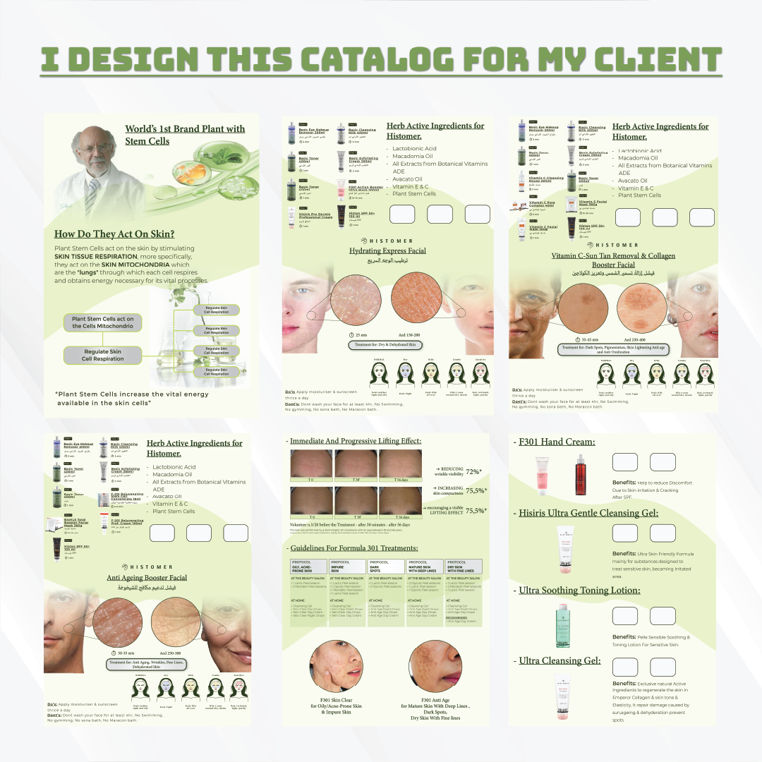 Cosmetic Catalog Designs